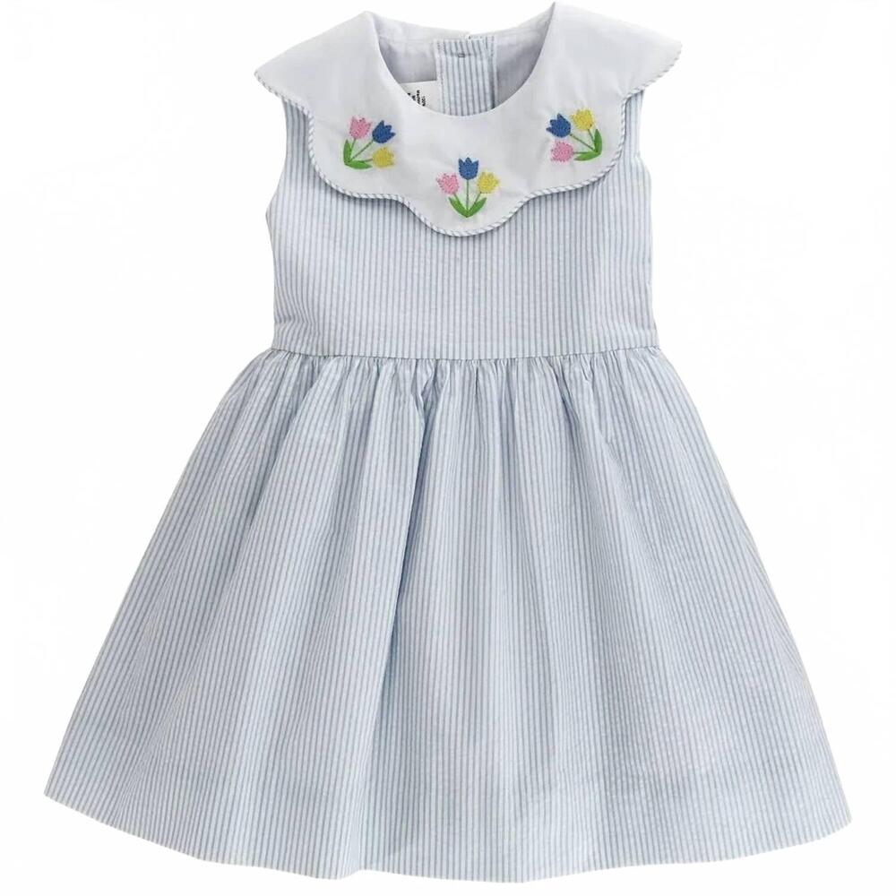 NEW BAILEY BOYS girl's sunday stroll dress in light blue